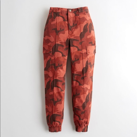 bright orange camo pants